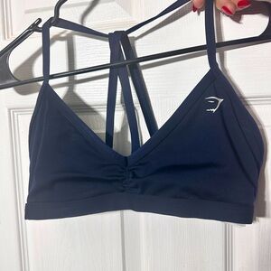 BRAND NEW Gymshark Minimal Sports Bra Size Medium Mightnight Blue